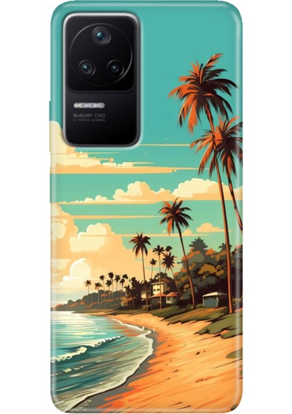 Xiaomi Poco F4 Kılıf Desenli Kapak Renkli Ermer Malibu