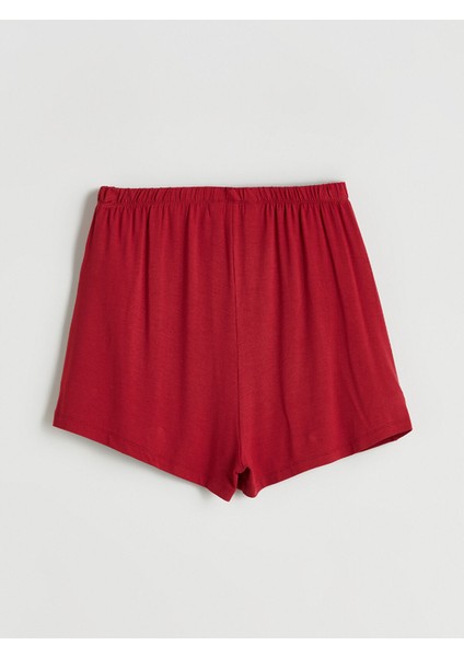 Yeni Sezon V Yaka Dantel Detaylı Kadın Şortlu Pijama Takımı indirimleri