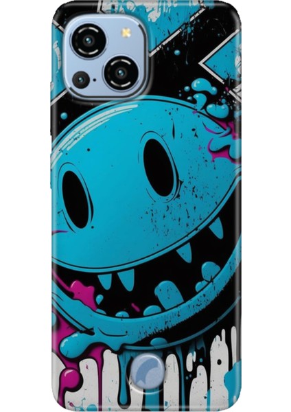 Reeder S23 Pro Max Kılıf Desenli Kapak Baskı Uv Vintage Wall