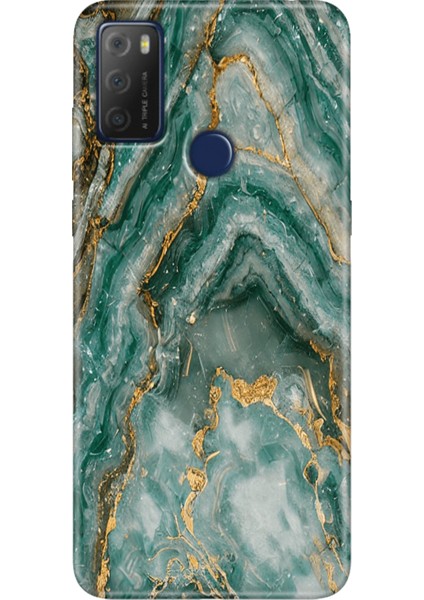 Tcl 20E Kılıf Desenli Silikon Kampanyalı Kapak Granit