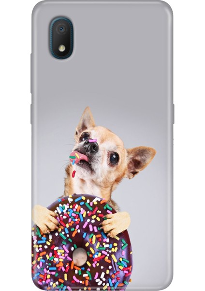 Tcl L7 Kılıf Desenli Silikon Renkli Phone Case Donut Dog