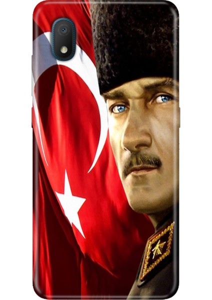 Tcl L7 Kılıf Desenli Silikon Renkli Phone Case Mustafa Kemal