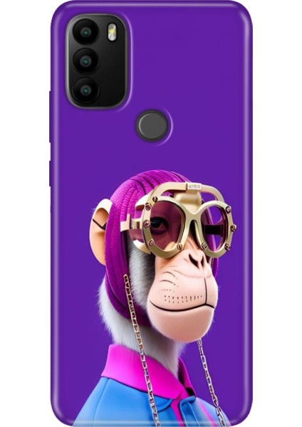 General Mobile Gm 21 Pro Kılıf Baskılı Esnek Silikon Kapak Monkey
