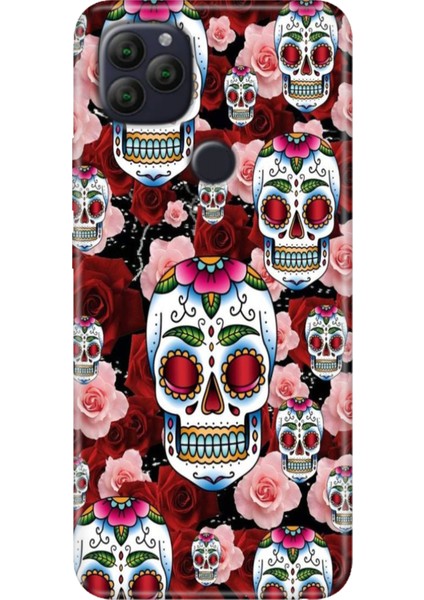 General Mobile Gm 22 - 22S Kılıf Desenli Rubber Silikon Kabile