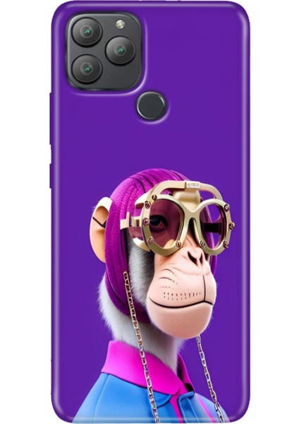 General Mobile Gm 22 Plus Kılıf Desenli Esnek Silikon Uv Monkey
