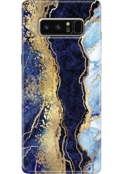 Samsung Galaxy Note 8 Kılıf Renkli Temalı Note8 Silikon Hillmermer
