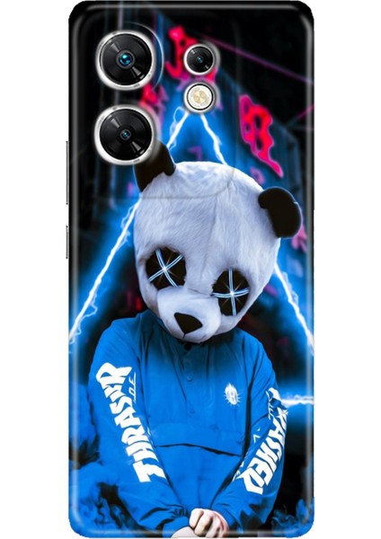 Infınıx Zero 30 4g Kılıf Hd Desenli Esnek Silikon Cool Panda