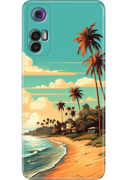 Tcl 30 Kılıf Silikon Renkli Phone Case Malibu