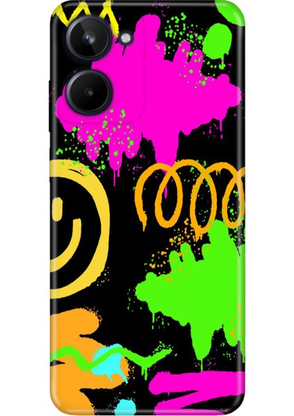 Realme 10 4g Kılıf Renkli Realme 10 Silikon Smile