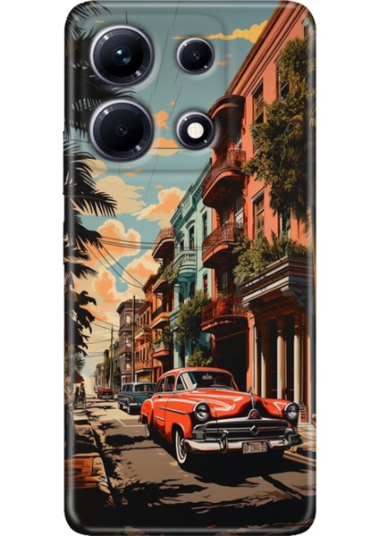 Infinix Note 30 Pro Kılıf 6.67" Desenli Baskılı Esnek Silikon Kapak Küba