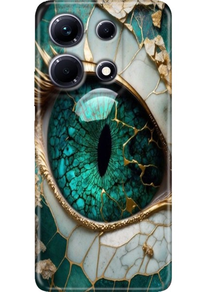 Infinix Note 30 Pro Kılıf 6.67" Desenli Baskılı Esnek Silikon Kapak Tanrıça Gözü