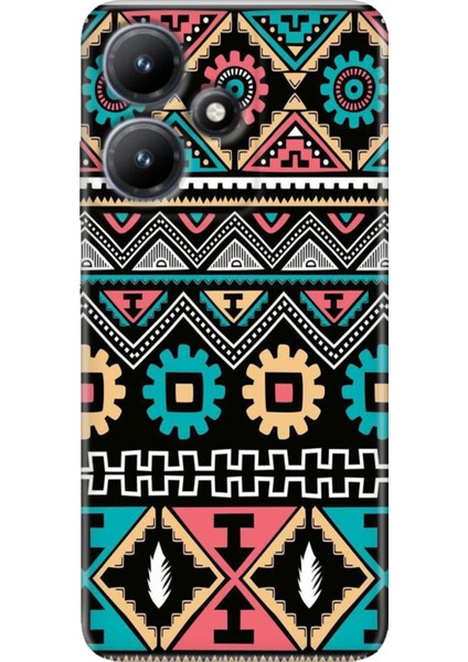 Infinix Hot 30 Kılıf Baskılı Esnek Silikon Kapak Etnik