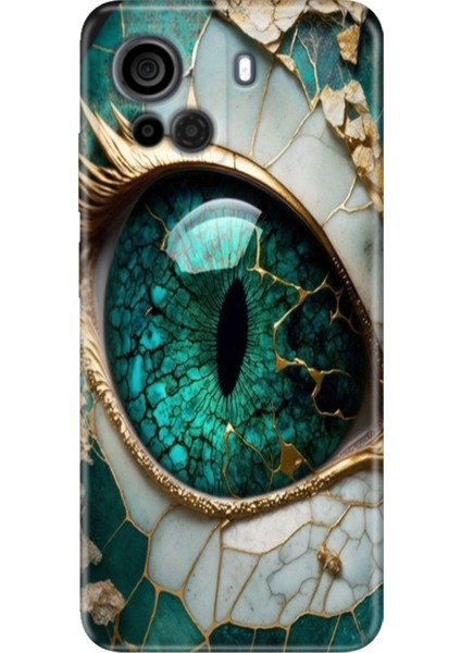 Casper Via F30 Uyumlu Kılıf Desenli Silikon Renkli Tpu Uv Tanrıça Gözü