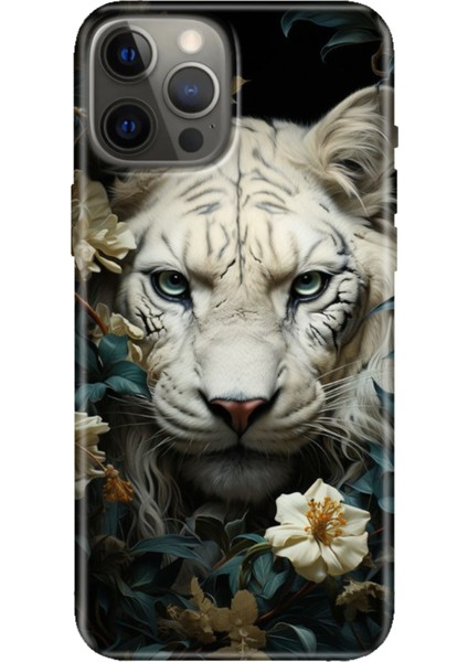 iPhone 12 Pro Max Kılıf Tasarım Baskılı Silikon Aslan