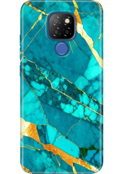 General Mobile Gm 20 Kılıf Desenli Silikon Case Uv Prag Mermer