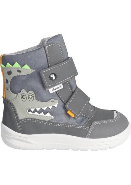 Rıcosta Nevis Geniş Kalıp Sympatex Erkek Çocuk Işıklı Cırtlı Kar Botu 6601003-1 (23-26)