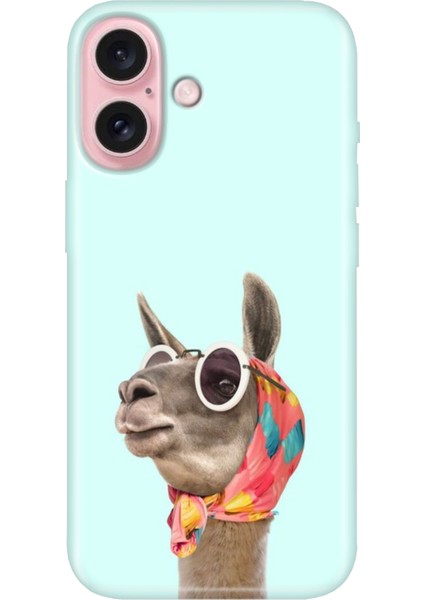 iPhone 16 Kılıf Silikon Desenli Kalıplı Case Deve