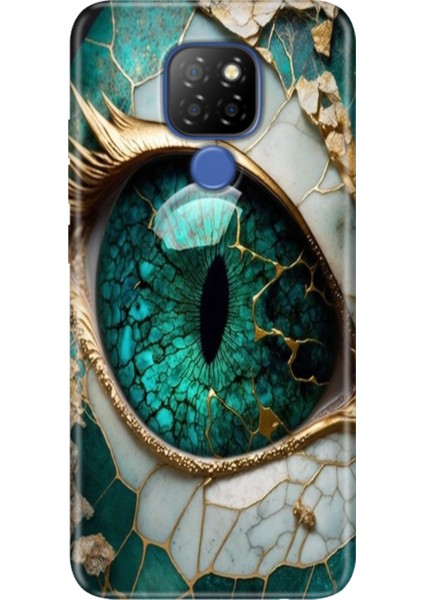 General Mobile Gm 20 Kılıf Desenli Silikon Case Uv Tanrıça Gözü