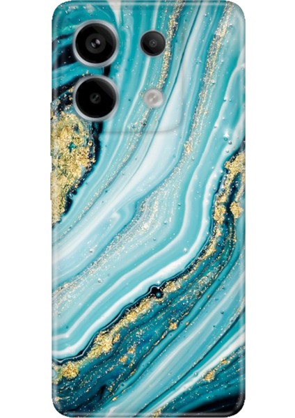 Redmi Note 13 Pro 5g / Poco X6 Kılıf Renkli Esnek Silikon Simli Taş