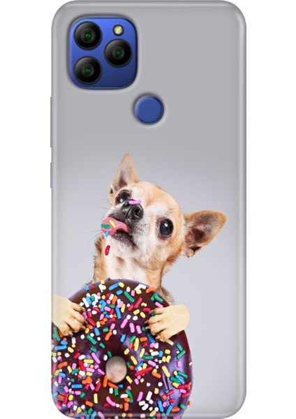 General Mobile Gm 21 Kılıf Baskılı Silikon Case Uv Donut Dog
