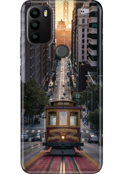 General Mobile Gm 21 Pro Kılıf Baskılı Esnek Silikon Kapak California