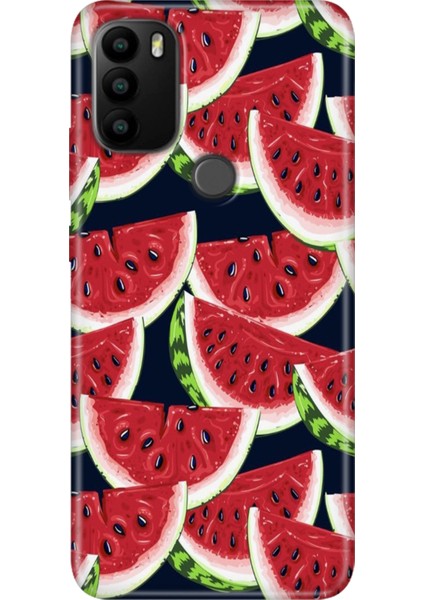 General Mobile Gm 21 Pro Kılıf Baskılı Esnek Silikon Kapak Karpuz