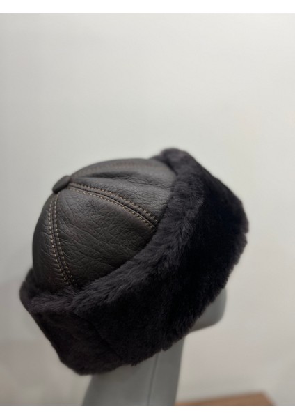 Kışlık Hakiki Deri Unisex Kürklü Kalpak Şapka modelleri