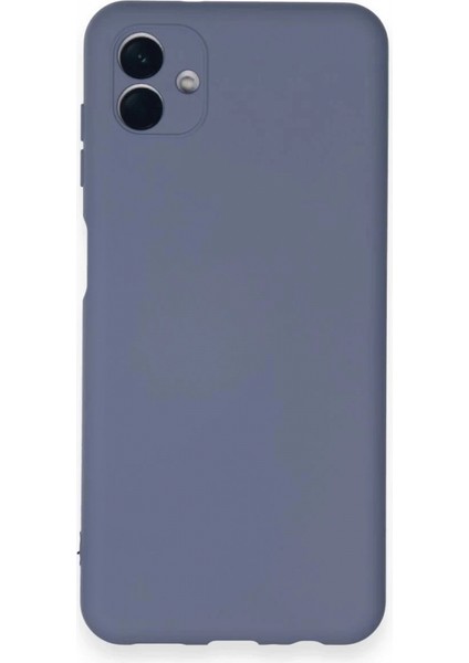 Samsung Galaxy A04 Kılıf Nano Içi Kadife Silikon - Gri