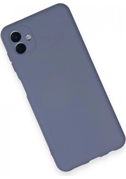 Samsung Galaxy A04 Kılıf Nano Içi Kadife Silikon - Gri modelleri
