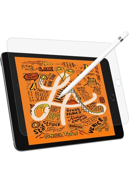 Ally Ipad Mini 5/4 Paper Like Film Darbe Emici Pet Ekran KORUYUCU-(5775) - MCT6338-6130 modelleri