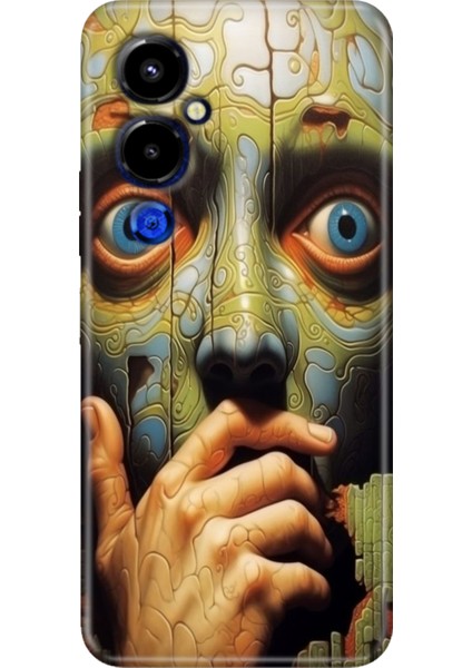 Tecno Pova 4 Pro Kılıf Renkli Temalı Pova 4 Pro Silikon Iluzyon