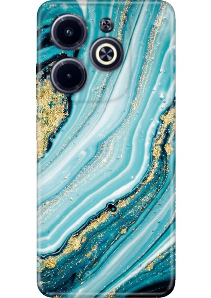 Infinix Hot 40 / Infinix Hot 40 Pro Kılıf Renkli Silikon Simli Taş