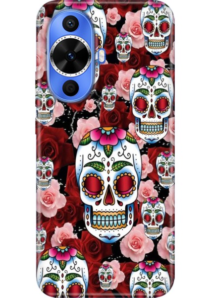 Huawei Nova 12S Kılıf Desenli Kapak Renkli Tpu Uv Kabile