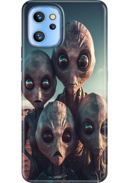 Reeder S19 Max Pro Kılıf Desenli Temalı Baskılı Silikon Kapak Ufo