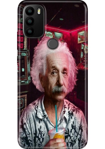 General Mobile Gm 21 Pro Kılıf Baskılı Esnek Silikon Kapak Albert