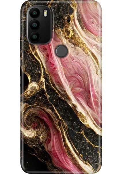 General Mobile Gm 21 Pro Kılıf Baskılı Esnek Silikon Kapak Seattle Mermer