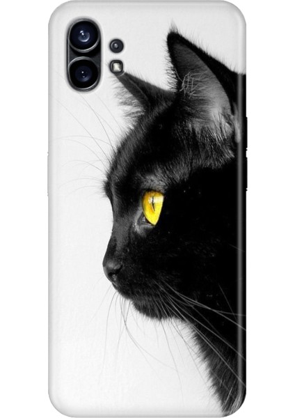 Nothing Phone 2 Kılıf Desenli Tpu Kapak Silikon Kedi Bakışı