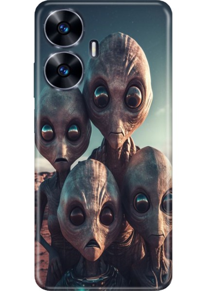 Realme C55 Kılıf Tasarım Outlet Silikon Ufo