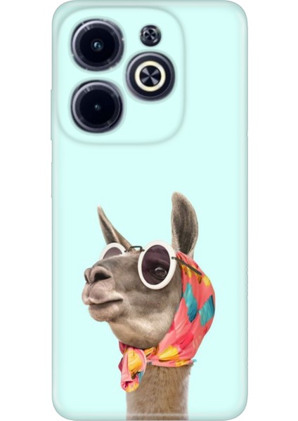 Infinix Hot 40 Pro Kılıf Temalı Baskılı Desenli Resimli Silikon Deve