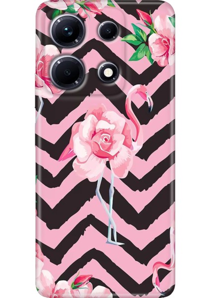 Infinix Note 30 Pro Kılıf 6.67" Desenli Baskılı Esnek Silikon Kapak Flamingo