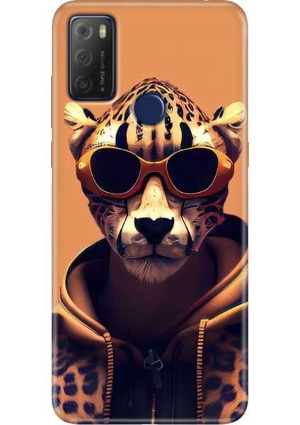 Tcl 20E Kılıf Desenli Silikon Kampanyalı Kapak Tiger