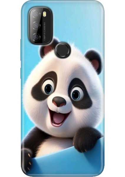 Reeder P13 Blue Max 2021 Kılıf Rubber Baskı Silikon Cover Panda