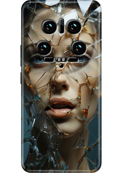 Xiaomi Mi 14 Ultra Kılıf Renkli Rubber Desen Silikon Cam Kırığı