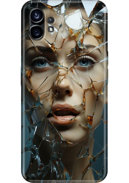 Nothing Phone 2 Kılıf Desenli Tpu Kapak Silikon Cam Kırığı
