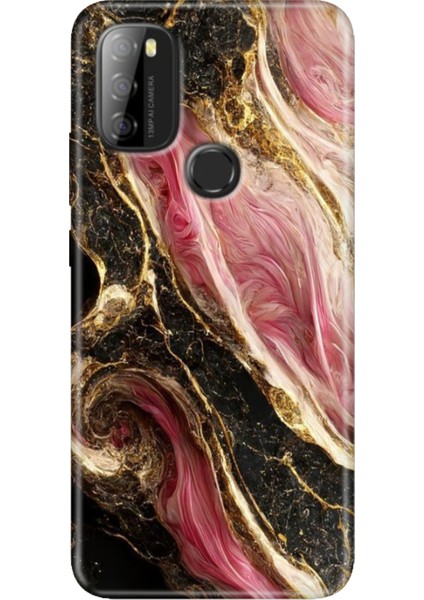 Reeder P13 Blue Max 2021 Kılıf Rubber Baskı Silikon Cover Seattle Mermer