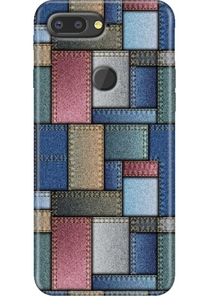 General Mobile Gm 9 Pro Kılıf Desenli Esnek Silikon Kapak Uv Jean Pattern