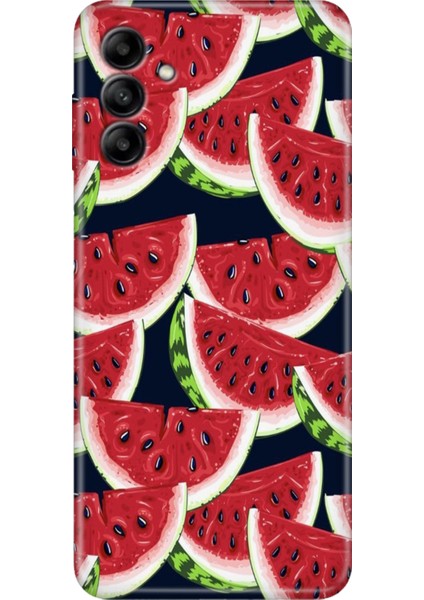 Samsung Galaxy A05S Uyumlu Kılıf Tasarım Tpu A05S Silikon Karpuz