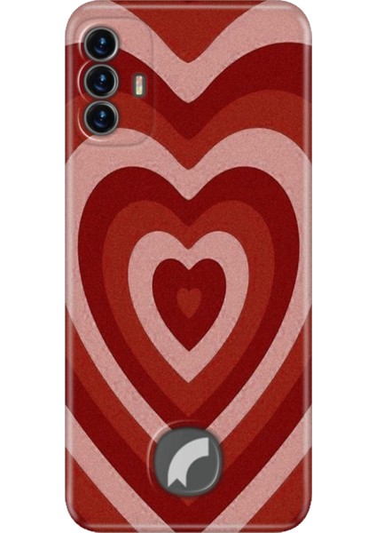 Reeder S19 Max Pro S Kılıf Silikon Tema Baskı Uv Mat Kalp