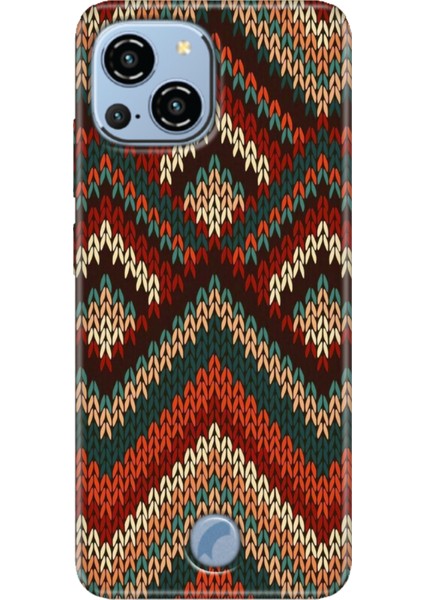 Reeder S23 Pro Max Kılıf Desenli Kapak Baskı Uv Zikzak