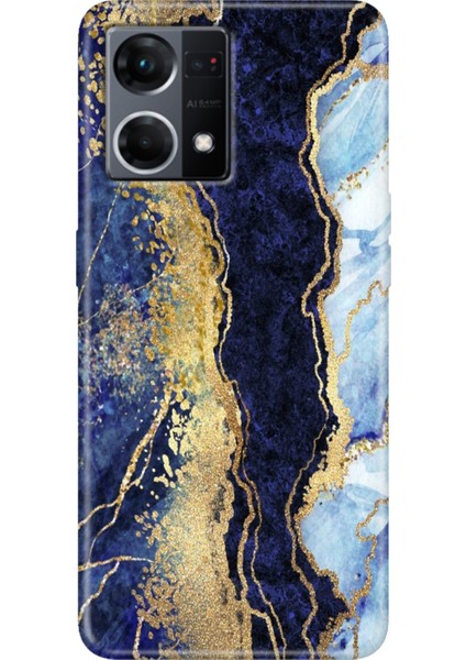 Oppo Reno 7 Kılıf (CPH2363) Egzotik Desenli Silikon Kampanyalı Kapak Hillmermer